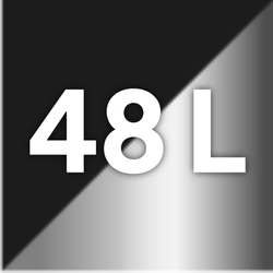48L Black & Silver