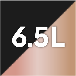 Size / Colour – 6.5L Black & Rose Gold