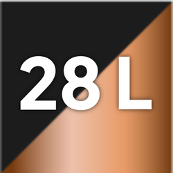Size / Colour – 28L Black & Copper