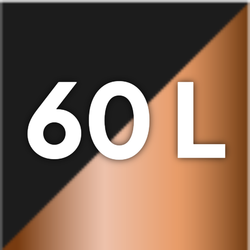 Size / Colour – 60L Black & Copper