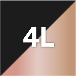 Size / Colour – 4L - Black / Rose Gold