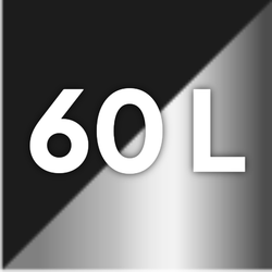 Size / Colour – 60L Black & Silver