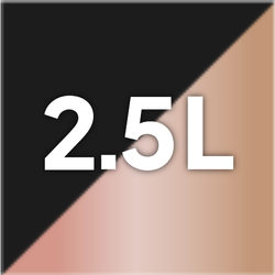 2.5L Black & Rose Gold