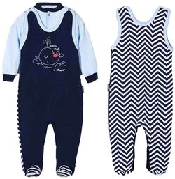Style – Whale Sleeveless Footed with Shirt