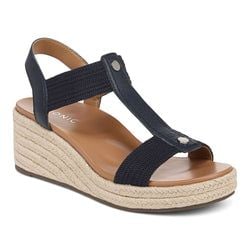 Navy Leather