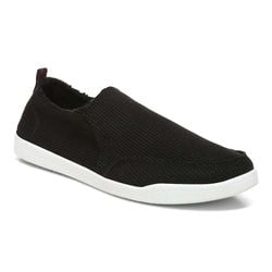 Black Waffle Knit