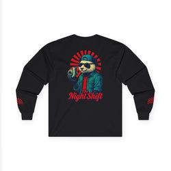 WHITE/BLACK PANDA LONG SLEEVE