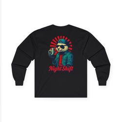 WHITE/BLACK PANDA LONG SLEEVE