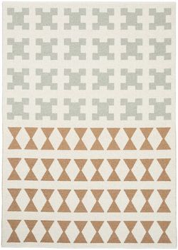 Grön/Beige