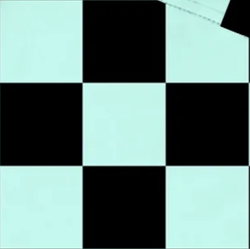 Checkers/Solids – Checkered - Teal/Black