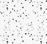 Splatter/Dots – Cosmic Sprinkle - White