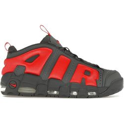 Model – Nike Air More Uptempo Low Dark Grey Light Crimson