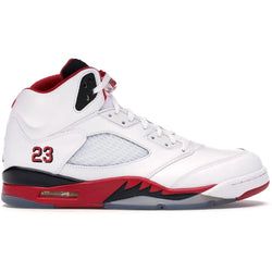 Jordan 5 Retro Fire Red Black Tongue (2025)