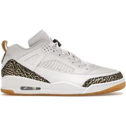 Jordan Spizike Low White Metallic Gold