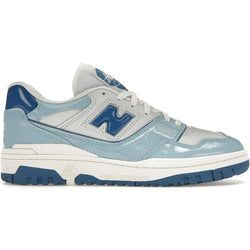 Model – New Balance 550 Chrome Blue Patent