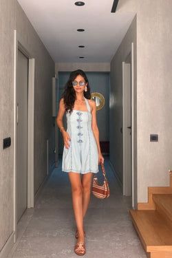 Askılı Tulum – Bebe Mavi