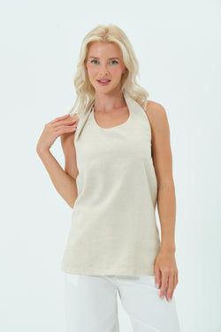 Yaka Detaylı Bluz – Sarı