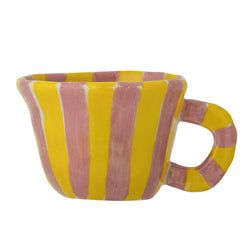 Farbe – Rosa/Gelb gestreift