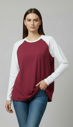 Color – Maroon/White