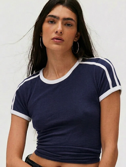 Color – Navy Blue/White