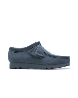 Blue Grey Suede