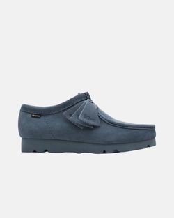 Blue Grey Suede