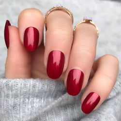 metallic red