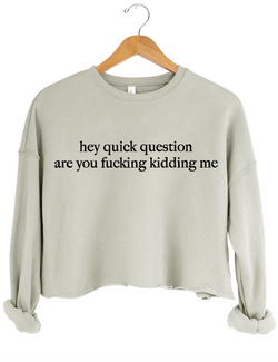 Style – Crop Sweatshirt