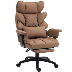 Chaise De Bureau Ergonomique Dowinx - Assise épaisse, Support Lombaire Ajustable, Dossier Réglable, Accoudoirs 3D, Support 270 Kg, Noir