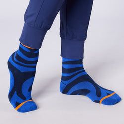 Blue Tiger Print