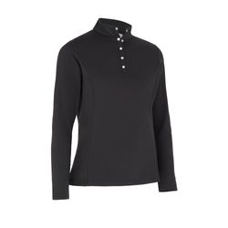 Callaway Ladies Thermal Long Sleeve Fleece Back Jersey Polo in Peacoat –  GolfGarb