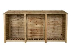 Wooden Log Store (335cm) – Basic Configuration
