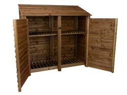 With Kindling Shelf & Doors