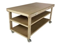 With Double Shelf and Wheels