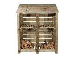 With Built-in Kindling Shelf