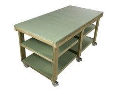 With Double Shelf and Wheels