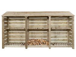 With Built-in Kindling Shelf