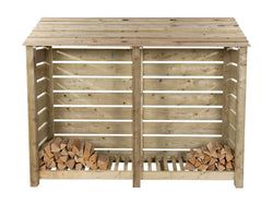 Wooden Log Store (227cm) – Basic Configuration