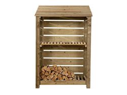 With Built-in Kindling Shelf