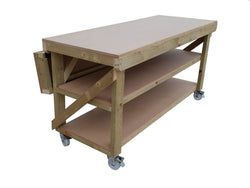 With Double Shelf and Wheels