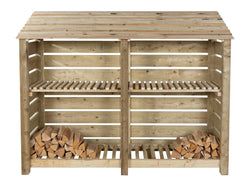 With Built-in Kindling Shelf