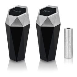 2 Pack - Diamond Mini Trash Can with Lid