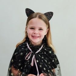 Spooky Glitter Cat Ears
