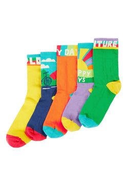 Sunnie Socks 5 Pack: Adventure