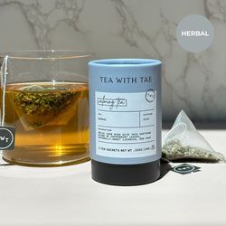 Mini Tea Tubes – Calming Tea Mini Tube – Herbal Clarity Blend (5 Sachets)