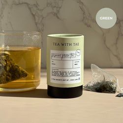 Mini Tea Tubes – Jasmine Green Tea Mini Tube – Calm Energy (5 Sachets)