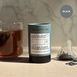 Mini Tea Tubes – English Breakfast Mini Tea Tube – Robust Morning Black Tea (5 Sachets)