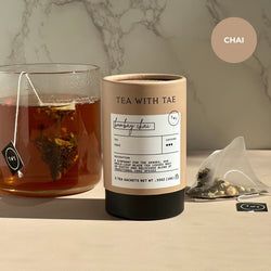 Mini Tea Tubes – Bombay Chai Mini Tea Tube – Spiced Assam Black Tea (5 Sachets)
