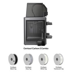 Centauri Carbon 2 Kombi + 4 kg PLA Basic mit nachfüllbarer Spule (Basisfarben)