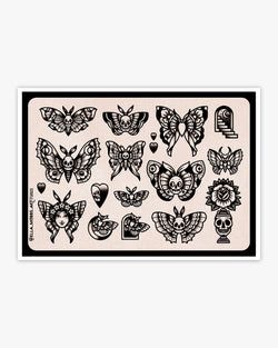 Style – Skull Moths Flash Print